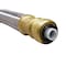 Apollo 3/4 in. Push-to-Connect x 3/4 in. Female Pipe Thread x 18 in. Braided Stainless Steel WH Connector FSBBS34F18 - alternate 6